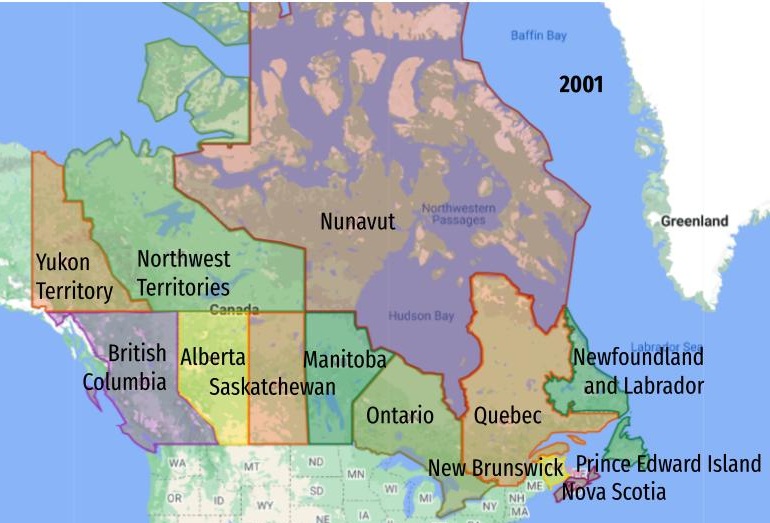 CanadaInfo History People Territorial Evolution Of Canada